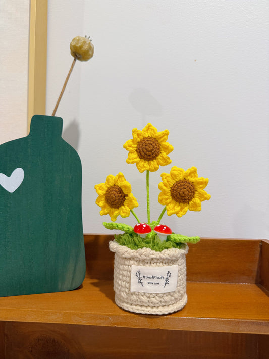 Spring Sunflowers Pot