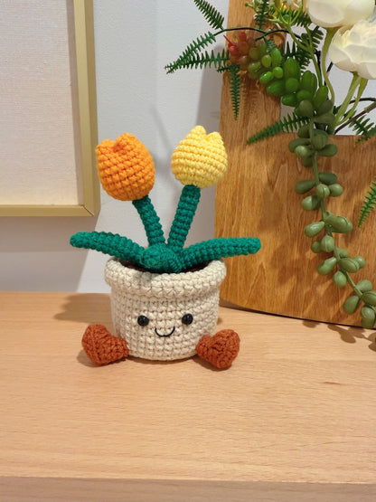 Happy Tulips Pot