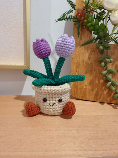 Happy Tulips Pot