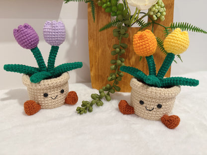 Happy Tulips Pot