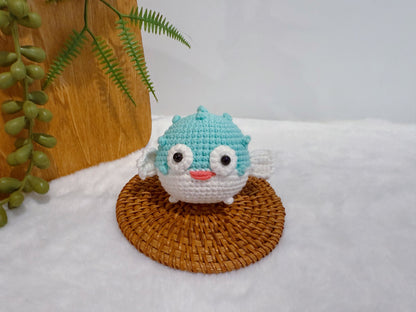 Puffer Fish Key Charm