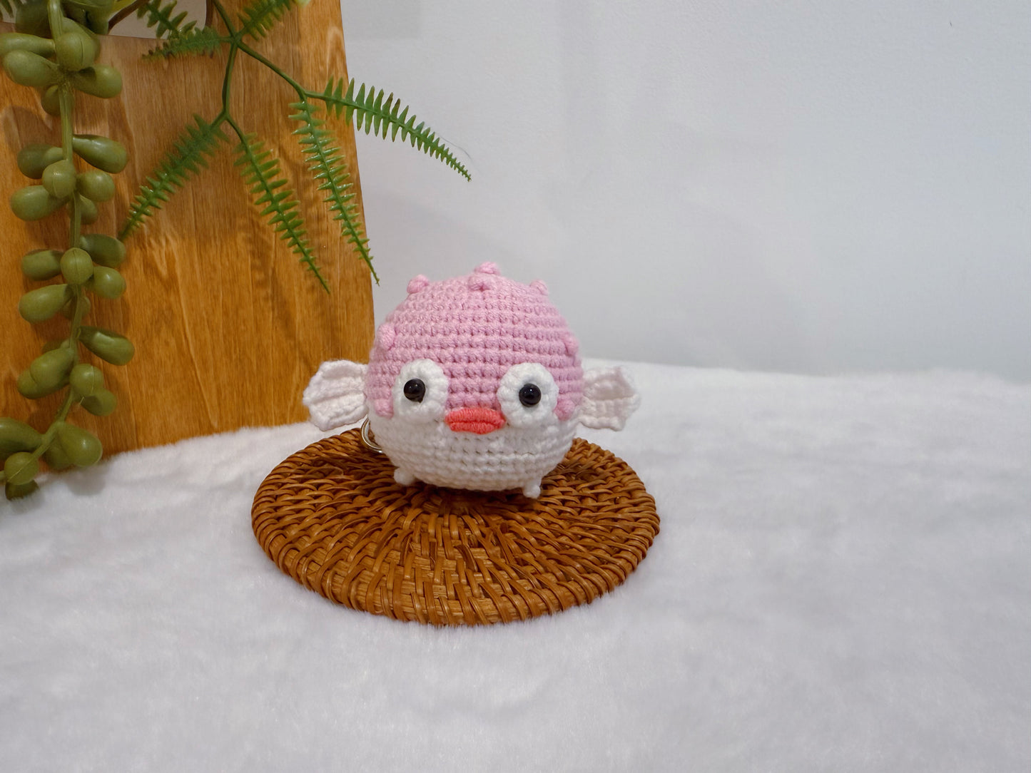 Puffer Fish Key Charm