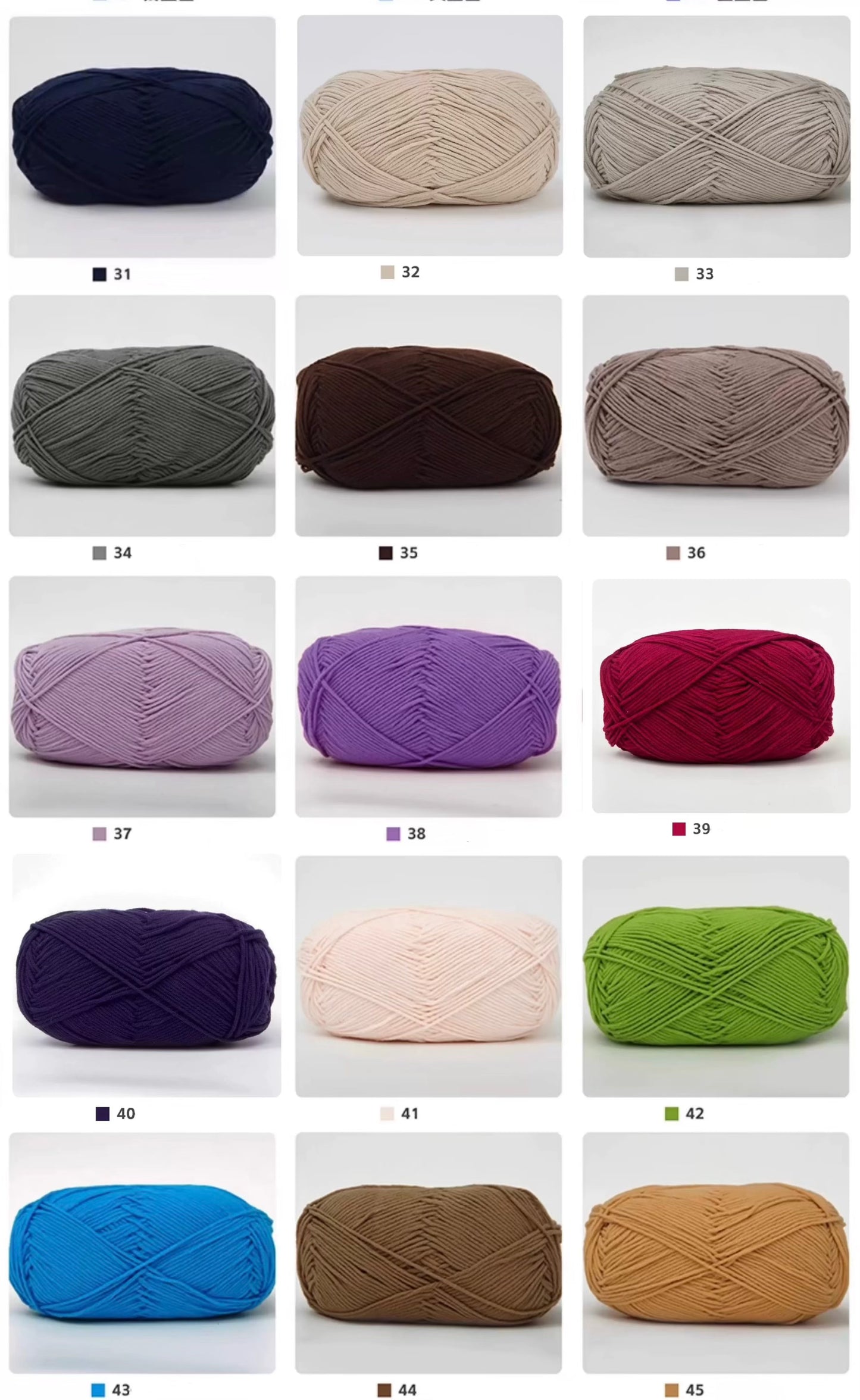 5 Ply Milk Cotton Yarn