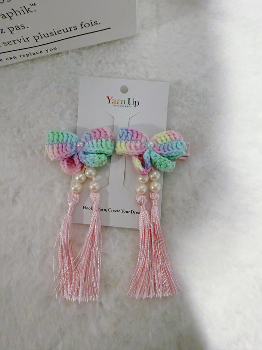 Bow Hair Clip Set