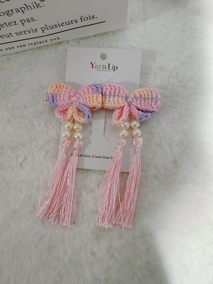 Bow Hair Clip Set