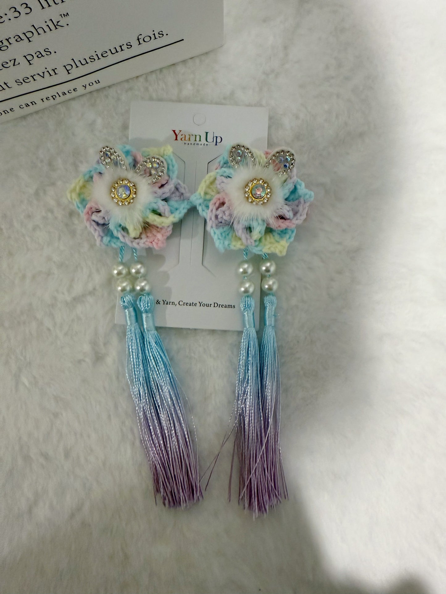 Flower Bunny Hair Clip Set