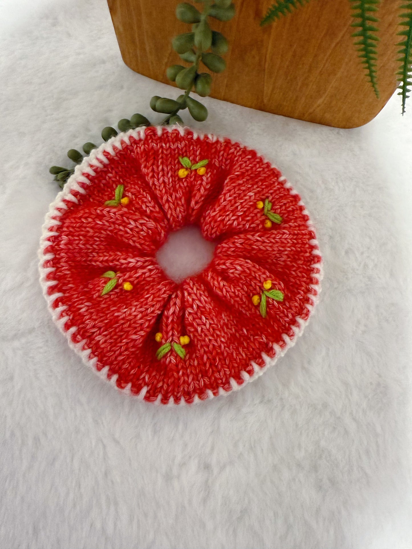 Knitted Scrunchies
