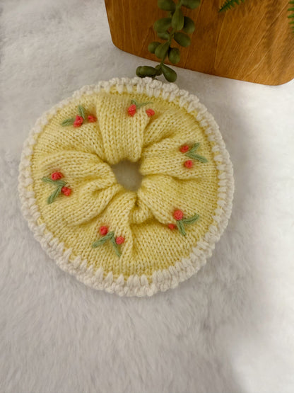 Knitted Scrunchies