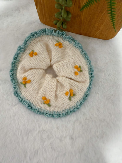 Knitted Scrunchies