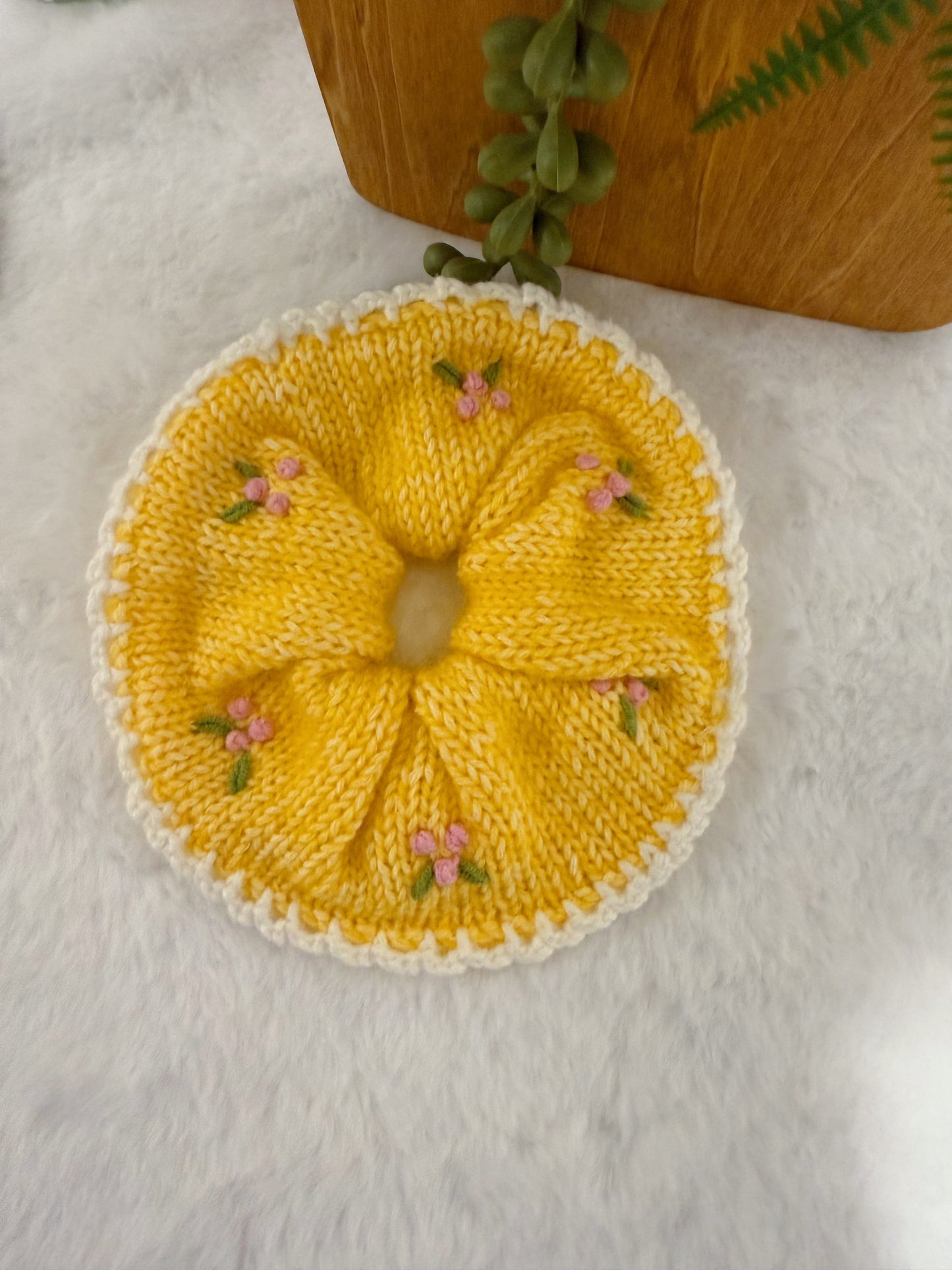 Knitted Scrunchies