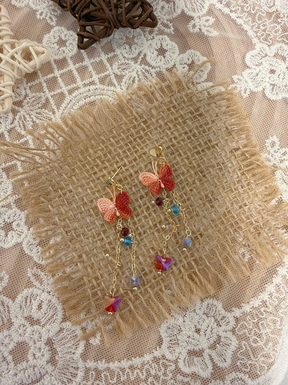 Flutter Love Stud Earrings