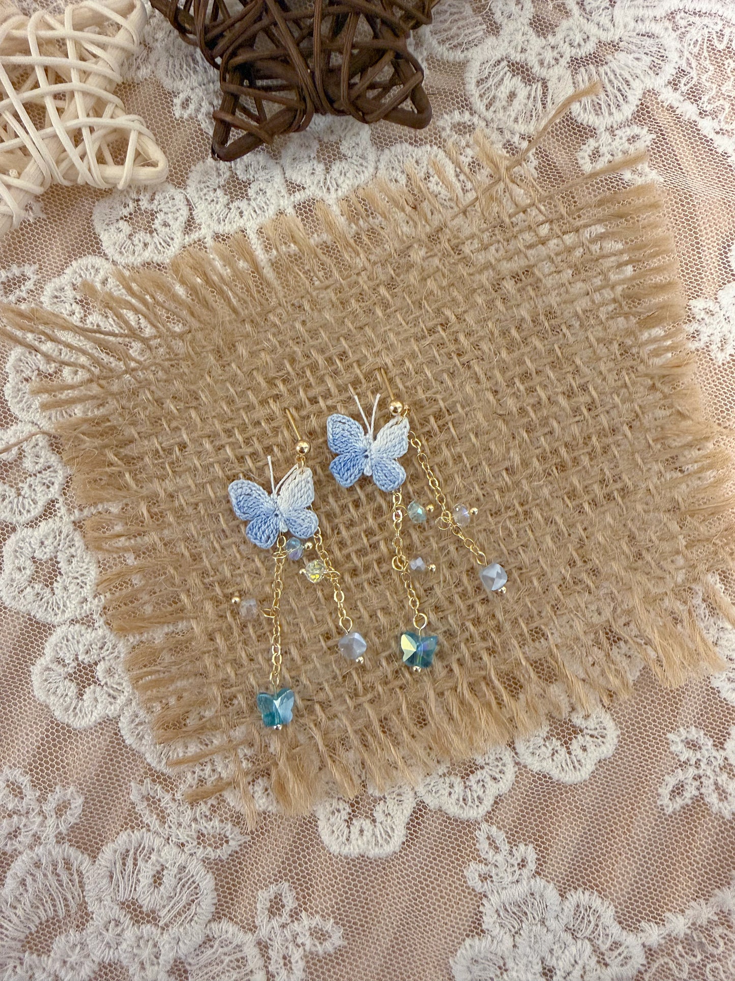 Flutter Love Stud Earrings