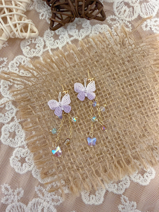 Flutter Love Stud Earrings