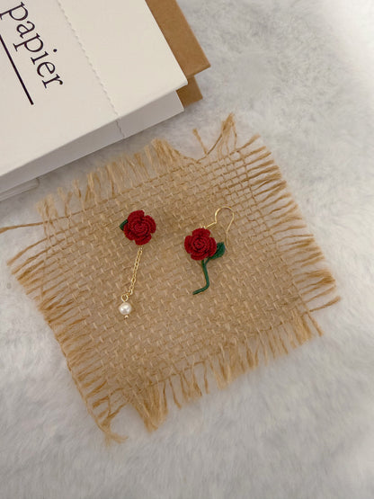 Rose Mismatch Earrings