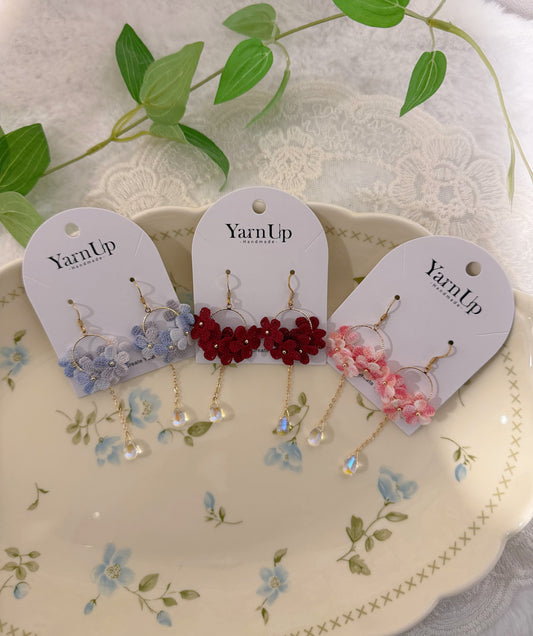 Hoop Wee Flowers Earrings