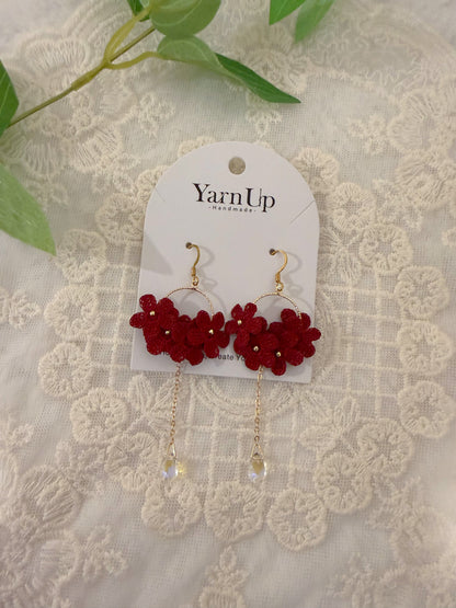 Hoop Wee Flowers Earrings