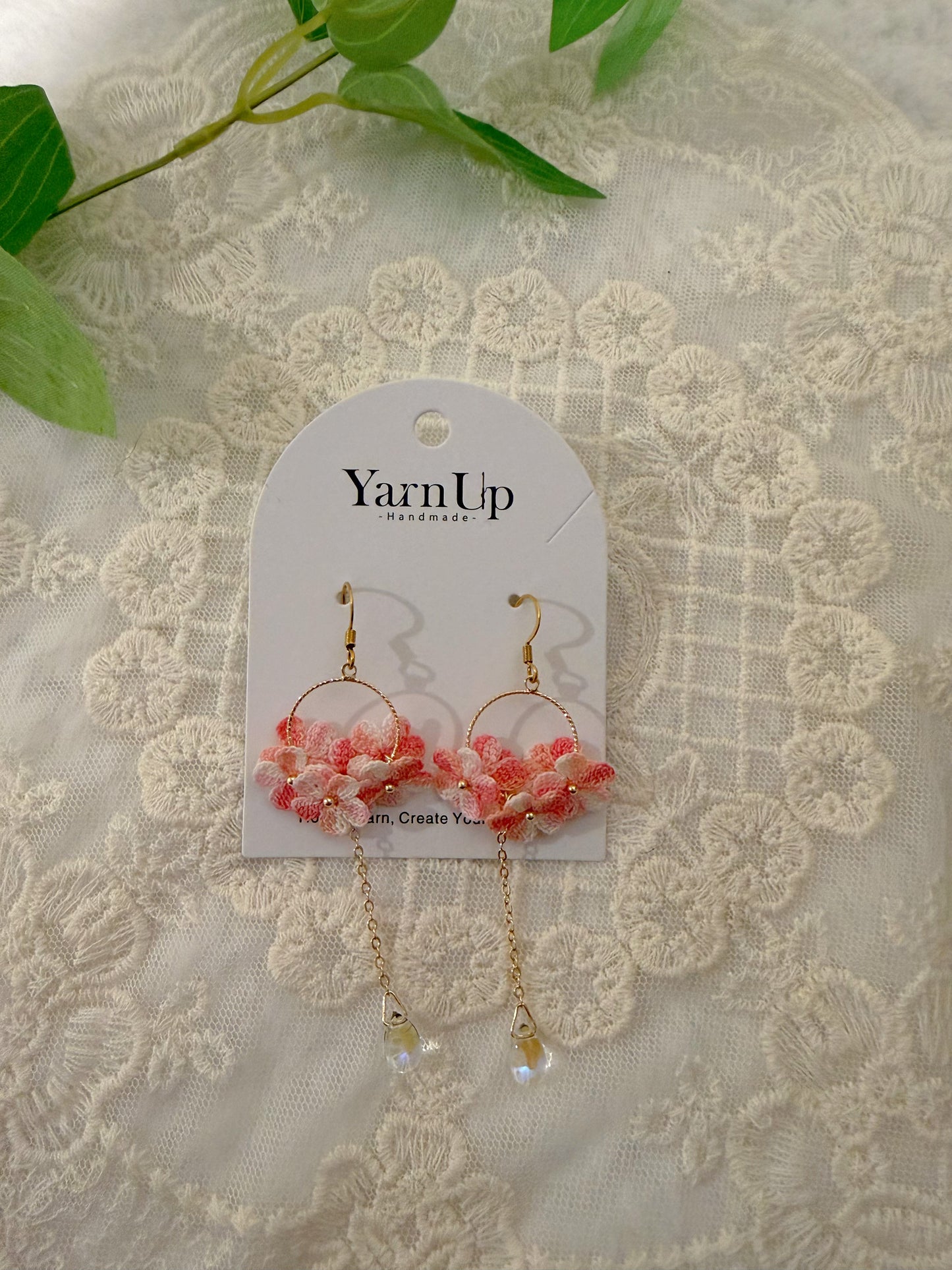 Hoop Wee Flowers Earrings