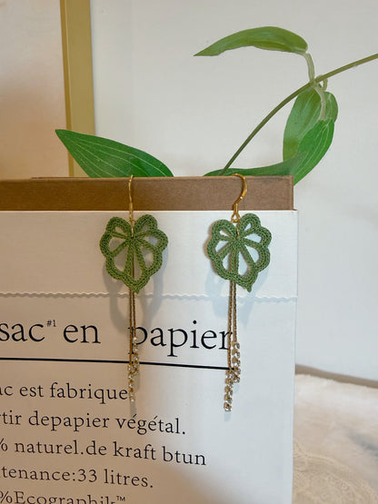 Monstera Earrings