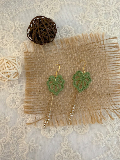 Monstera Earrings