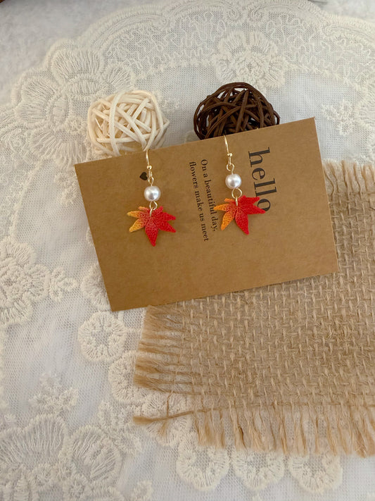 Maple Leaf Earrings