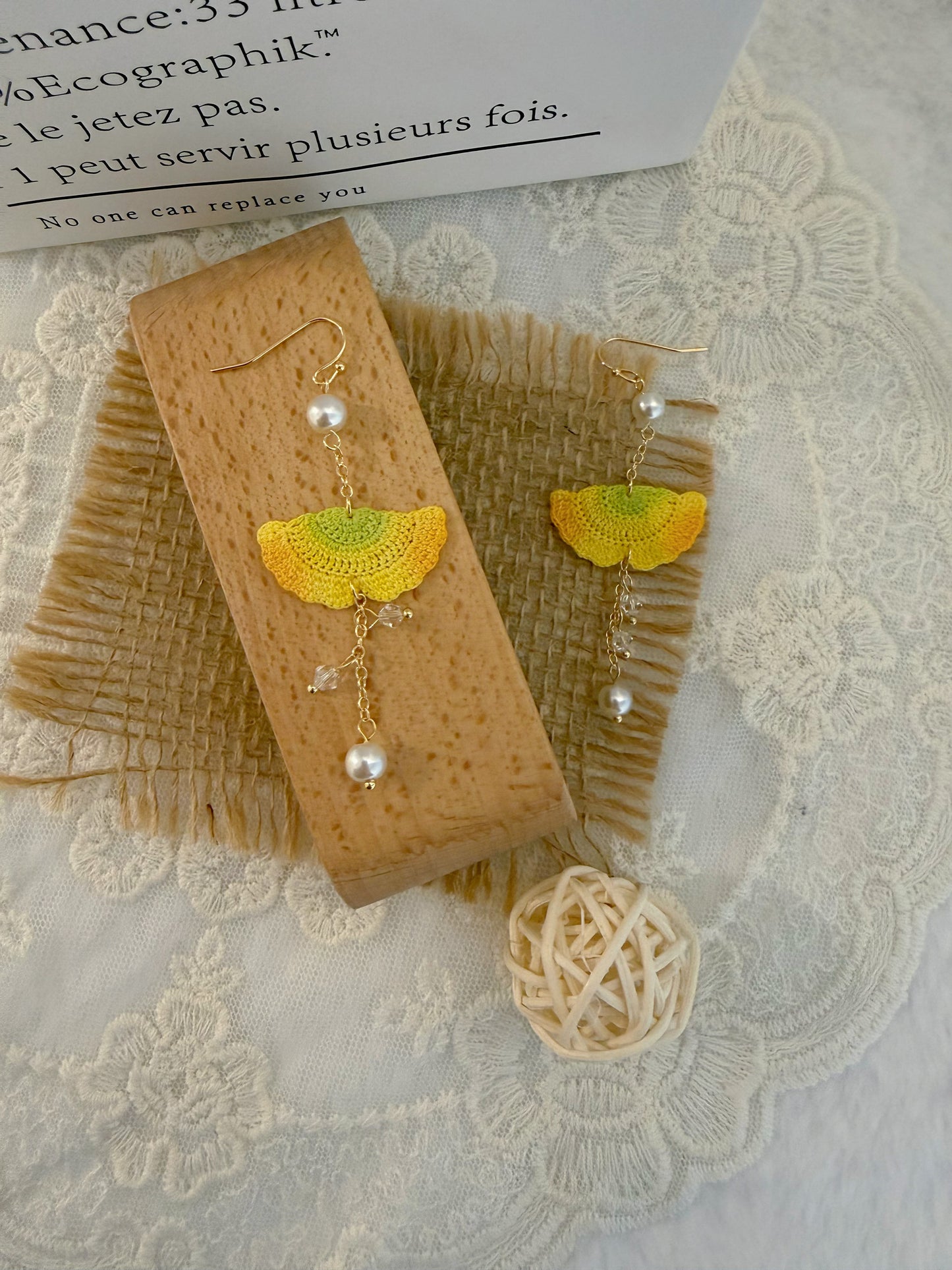 Ginkgo Leaf Earrings