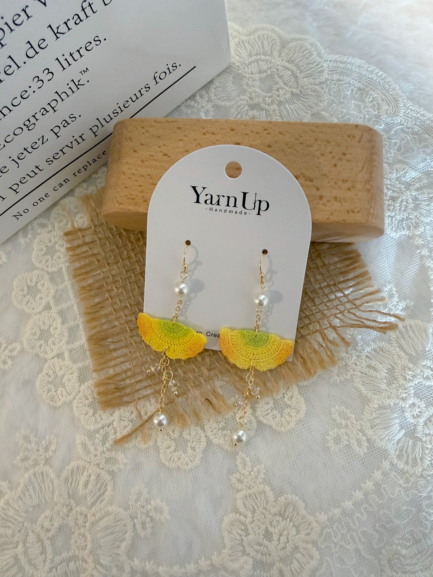 Ginkgo Leaf Earrings