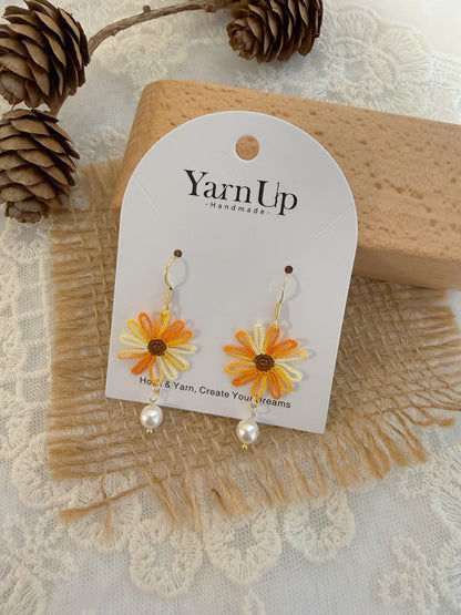Openwork Daisy Earrings
