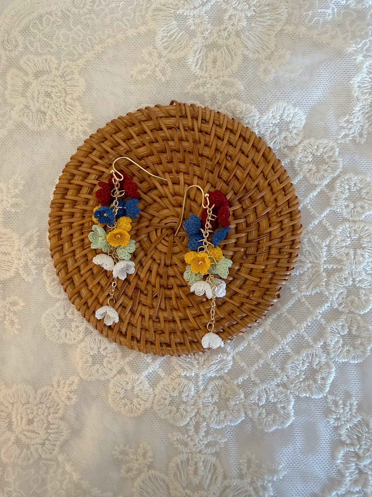 Vintage Flowers Earrings
