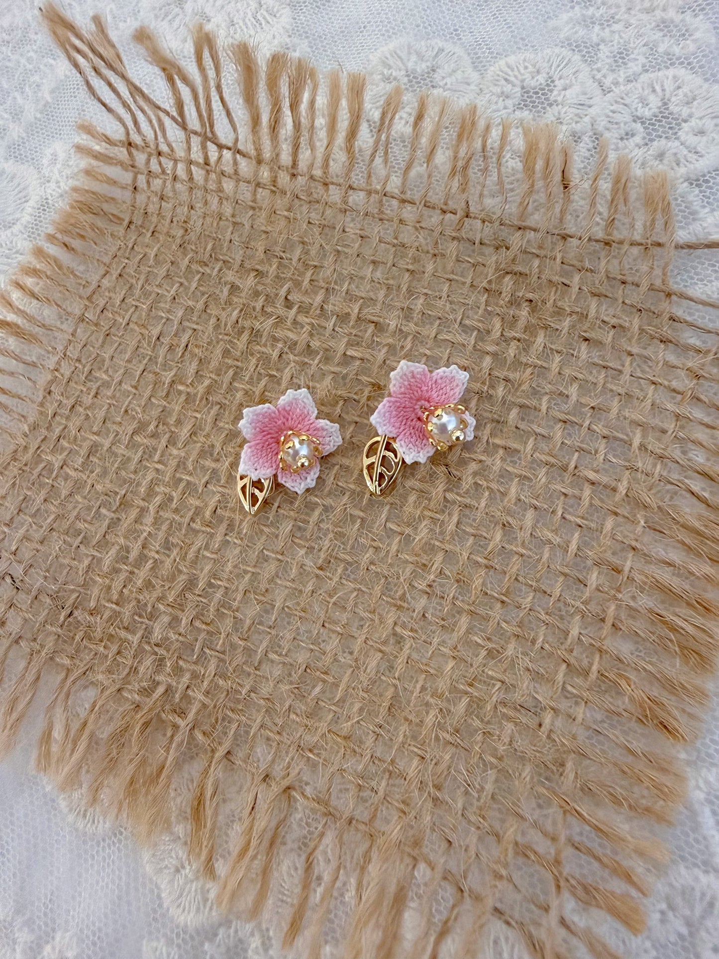 Cherry Blooming Stud Earrings