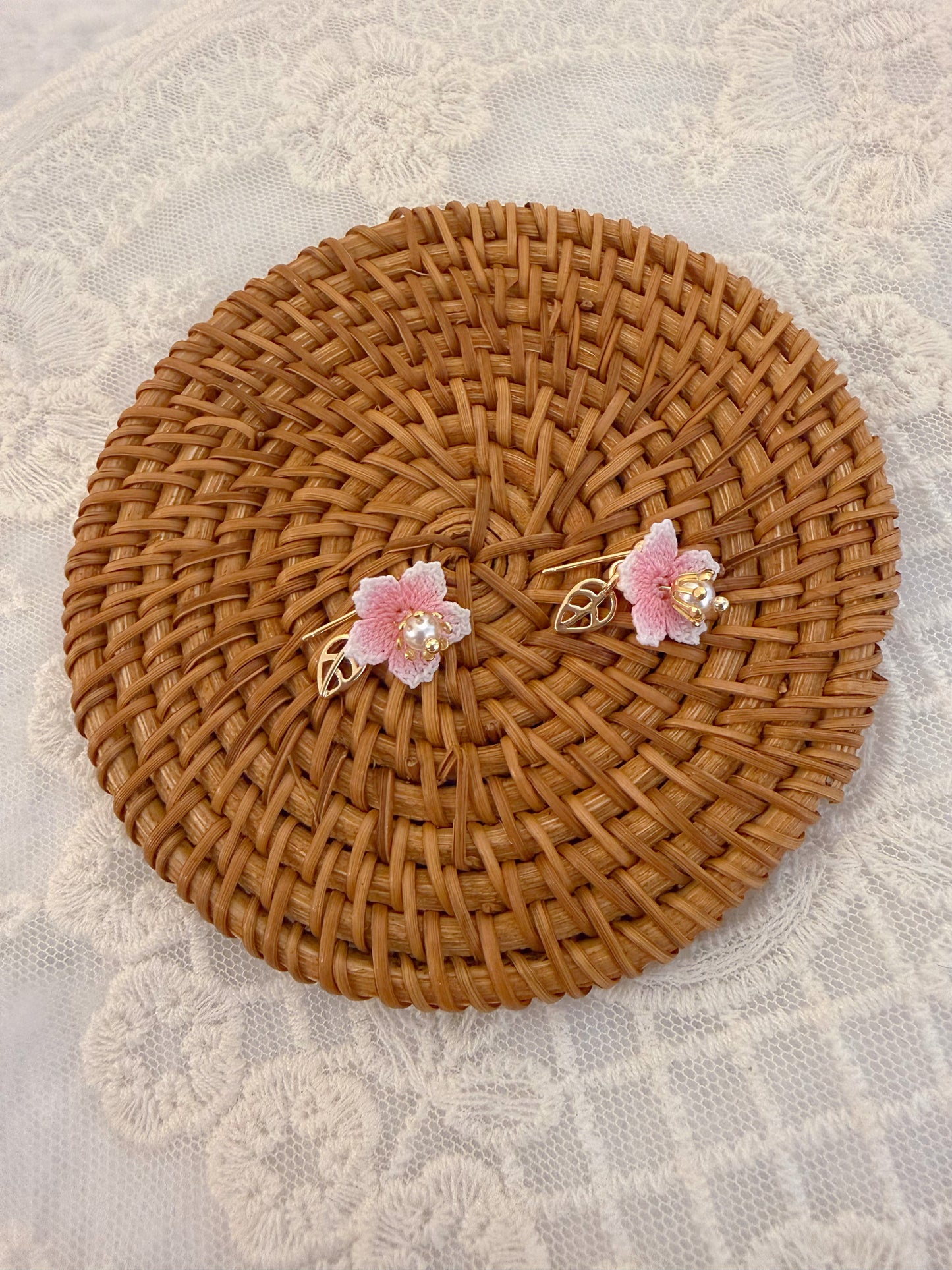 Cherry Blooming Stud Earrings